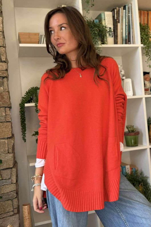 Charli Circle Knit Top Marmalade -